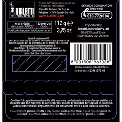 Bialetti Roma Capsule de café Café fortement torréfié 16 pièce(s)