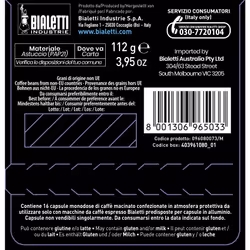 Bialetti Napoli Capsule de café Café fortement torréfié 16 pièce(s)