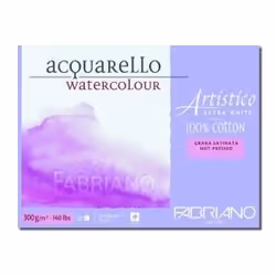 Fabriano Artistico Extra White, papier d'art, 300 g/m², 20 feuilles