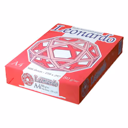 Fabriano Leonardo, Universel, A4 (210x297 mm), 500 feuilles, 80 g/m², Blanc