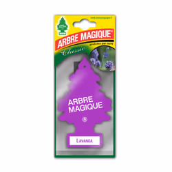 ARBRE MAGIQUE 8001365055201 assainisseur d'air, Papier, Voiture, Violet, Lavande, 4 g, 80 mm