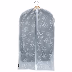 Domopak 908000, Sac souple pour vêtements, Transparent, Blanc, Poly-acétate de vinyle (PEVA), Fermeture à glissière, 60 cm, 1 ...