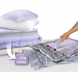Domopak 913000 sac de stockage de vêtement Argent, Transparent, Blanc - Vue supplémentaire 2
