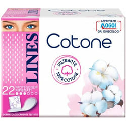 LINES Cotone Serviette hygiénique 22 pièce(s)