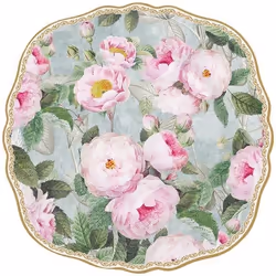 EASY LIFE ROSES IN BLOOM COFFRET 1 ASSIETTE FESTONNEE D20CM 1195216