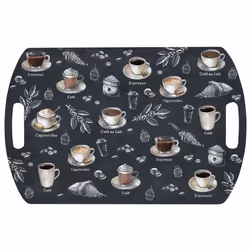 Plateau de service - EASYLIFE - Barista - Mélamine - 52 x 30 cm - Rectangulaire