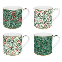 Coffret de mugs - EASYLIFE - Floral Fantasy - Porcelaine fine - 300 ml - Lavable au lave-vaisselle