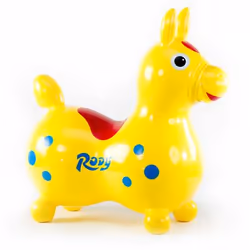 Rody Horse Yellow, Panier de jouets représentant un animal, 2 an(s)