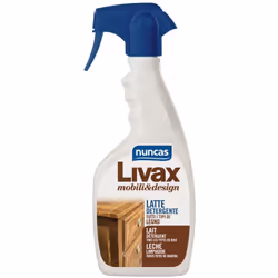 Livax lait détergent représente une émulsion à base de cire d'abeilles et d'huile végétale jaune paille, idéale pour le netto ...
