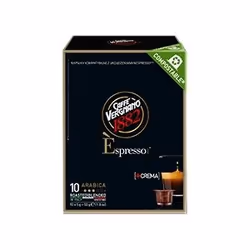 Caffè Vergnano Espresso Arabica, Capsule de café, Espresso, 50 g, Noir, Boîte, 10 pièce(s)