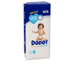 Dodot Sensitive taille 4 couches 9-14 kg 48 u