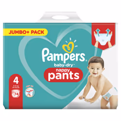 Pampers Baby-Dry 81714236, Garçon/Fille, Couche-culotte, 9 kg, 15 kg, Vert, Blanc, Petrolatum, Stearyl Alcohol, Paraffinum Li ...