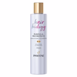Pantene Hair Biology Cleanse &amp; Reconstruct, 250 ml, Shampoing, Non-professionnel, Femmes, Cheveux cassants, Cheveux abimé ...