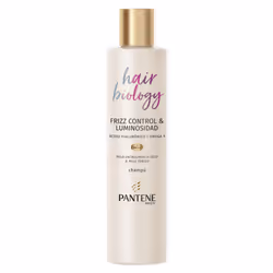 Pantene Hair Biology Defrizz & Illuminate, 250 ml, Shampoing, Non-professionnel, Femmes, Cheveux abimés, Cheveux terne, T ...