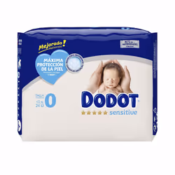 Dodot Sensitive Rn taille 0 couches moins de 3 kg 24 u