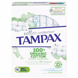 TAMPAX Cotton Protection Super, 16 pièce(s)