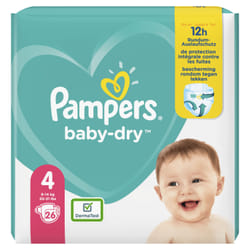 Pampers Baby-Dry 81715568 couche jetable Garçon/Fille 4 26 pièce(s)