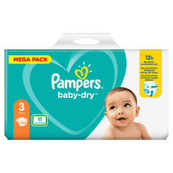 Pampers Baby-Dry 81715582 couche jetable Garçon/Fille 3 102 pièce(s)