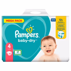Pampers Baby-Dry 81715584 couche jetable Garçon/Fille 4 88 pièce(s)