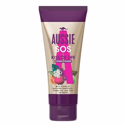 Aussie SOS Deep Repair Après‑shampoing, Femmes, Cheveux abimés, Réparation, Lissage, 200 ml, Tube, Aqua, Stearyl Alcohol, Sil ...