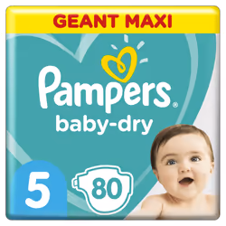 Pampers Baby-Dry 81728663 couche jetable Garçon/Fille 5 80 pièce(s)