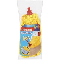 Vileda SuperMocio Soft balai à franges et balai-éponge Rouge, Jaune