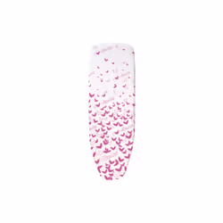 Vileda Comfort Plus Housse de planche à repasser Coton, mousse, Polyester, Polyuréthane Rose, Blanc