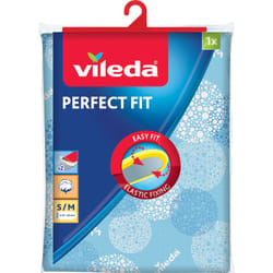 Vileda Perfect Fit Housse de planche à repasser Coton Bleu
