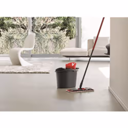 Vileda SuperMocio Revolution Sistema seau et système de lavage Réservoir unique Noir, Rouge, Blanc - Vue supplémentaire 12