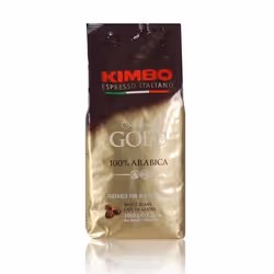 Kimbo Gold Espresso 1kg 100% Arabica grain de café