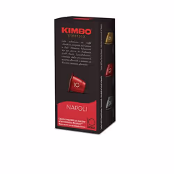 Kimbo Napoli, Capsule de café, Café, Noir, Rouge, Sac, 10 pièce(s)