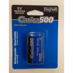 Pile 9V sous blister rechargeable sur une durée de vie 500 fois plus longue avec une capacité optimale pour les appareils à f ...