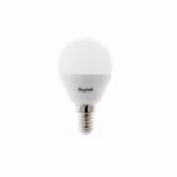Beghelli 56963 saving Led 3,5W E14 250LM 160° blanc neutre 4000K. Ampoule forme mini globe (P45) en matière thermoplastique ( ...