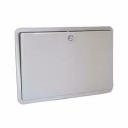 Trappe de visite Stamplast 31x21x2.7cm gris - D041515130Trappe de visite pour compteurs d'eau, de gaz et Enel. -A : 31 cm -B  ...