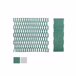Treillis fonctionnel et à multiples facettes facilement extensible en plastique vert résistant, il est équipé d'un profil en  ...