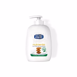 Neutro Roberts Nutriente, Mains et corps, Savon liquide, Flacon pompe, Nourrissant, Lissage, Adoucissant, Amande, 200 ml