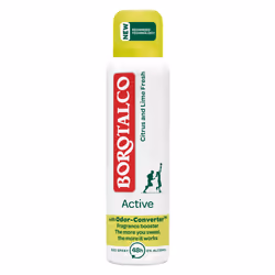 Borotalco Active Green Fresh, Unisexe, Déodorant, Déodorant spray, Spray, 150 ml, 48 h