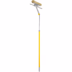 Nettoyant à vitres 25 cm. avec éponge et caoutchouc, manche télescopique, pratique pour essorer le levier