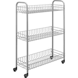 Desserte de salle de bain/cuisine Metaltex Slim 84x56cm Acier Argent