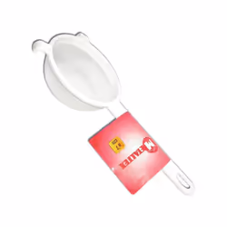 Passoire plastique - Avec manche - Convient pour les aliments qui ne doivent pas être en contact avec le métal - Diamètre : 7 ...