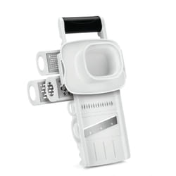 Metaltex Profi Mandolino Râpe plane Noir, Blanc