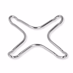 Metaltex 203302, Grille support de casserole, Acier inoxydable, 2 pièce(s)