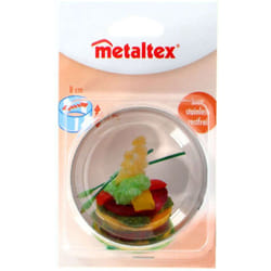 Cercle à pâtisserie Metaltex 8x4,5 cm en acier inoxydable