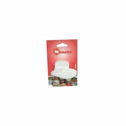 Ouvre-boîte à molette - METALTEX - Blanc - Inox - Manche en plastique - 1 pièce