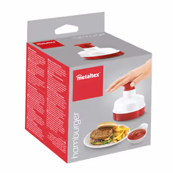 Metaltex 25.17.25 appareil à hamburger Rouge, Blanc Polypropylène (PP) - Vue supplémentaire 4