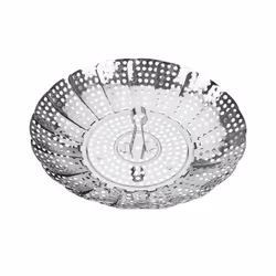 Metaltex Vaporette Cuiseur Vapeur - Inox, Rond, Acier inoxydable, Acier inoxydable, 50 mm, 178 g, 50 mm