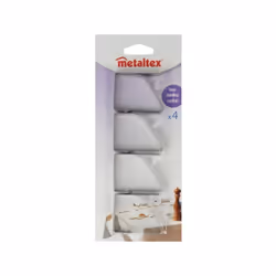 Lot de 4 pinces-nappe inox - L'accessoire indispensable pour assurer le bon maintien de la nappe sur votre table - Pour toile ...