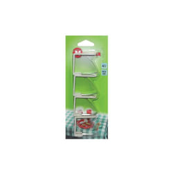 Metaltex - Fixe nappe inox+plast.blister de 4 254505