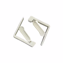 Pack 4 Pinces À Nappe À Ressort - Blanc (FABRIQUÉS En Plastique Abs - Fixation Forte)