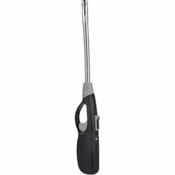 Allume gaz à embout flexible - METALTEX - 28.5 cm - Sécurité enfant - Flamme réglable - Noir et gris